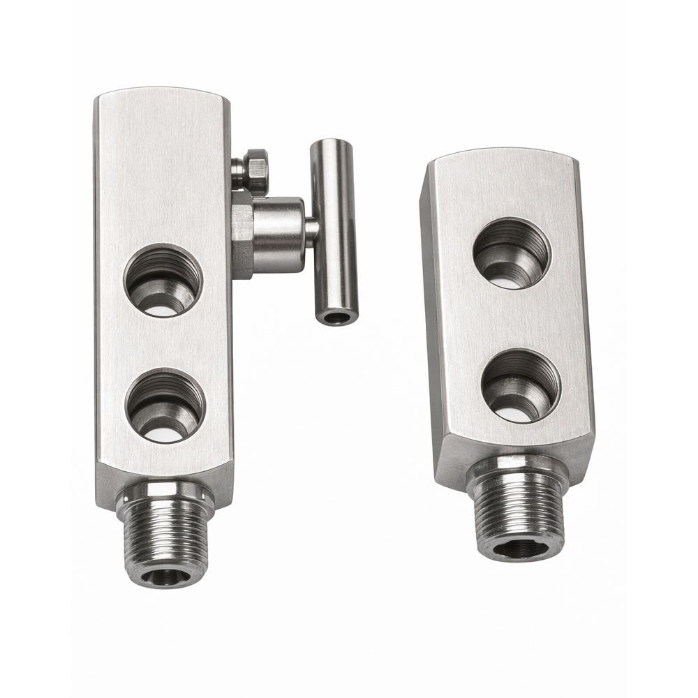 g 1/2'' + n. 2 + valvola a spillo