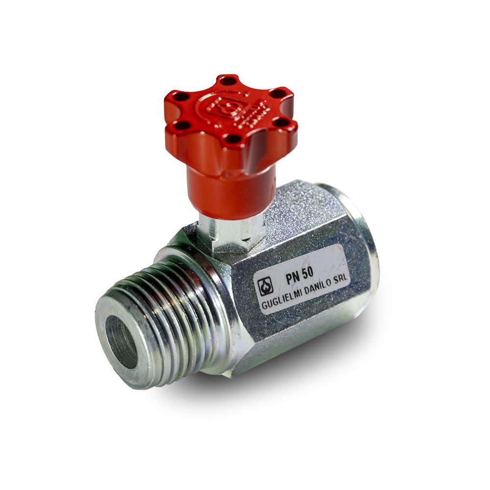 valvola push in acciaio r 1/2'' con sistema di bloccaggio