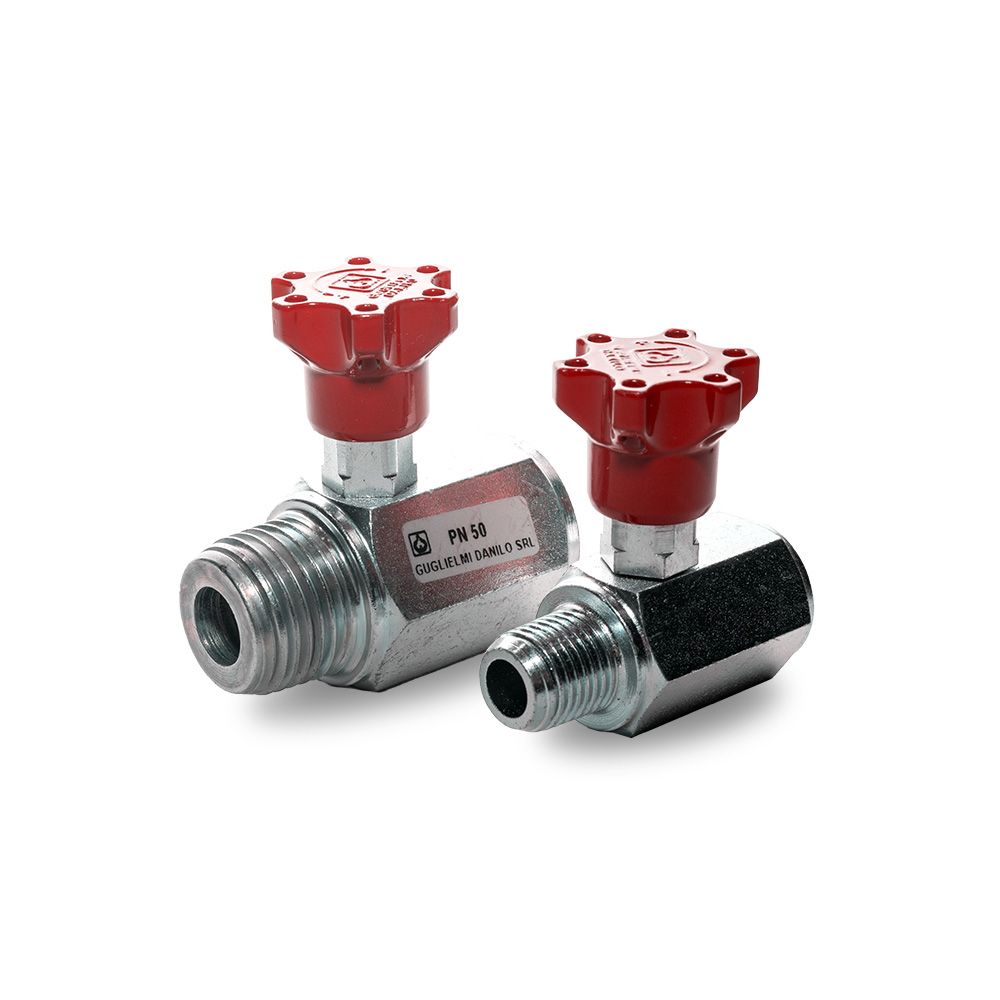 valvola push in acciaio a 3 vie  r 1/4'' - bassa pressione